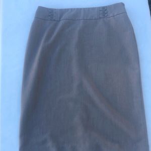 Cato Pencil Skirt Size 14w Womens Career Casual Solid Tan Khaki Beige